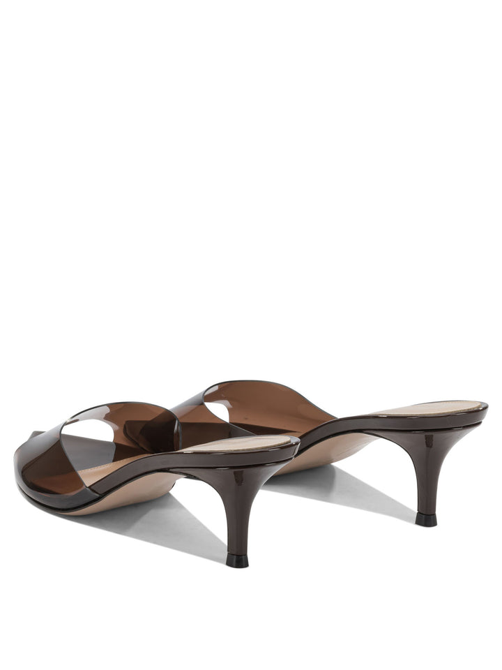 Gianvito Rossi Elle 55 Mm Heeled shoes - Marrone | 6bb4369cfb44dab6cb9bd910d33eb3228a105401