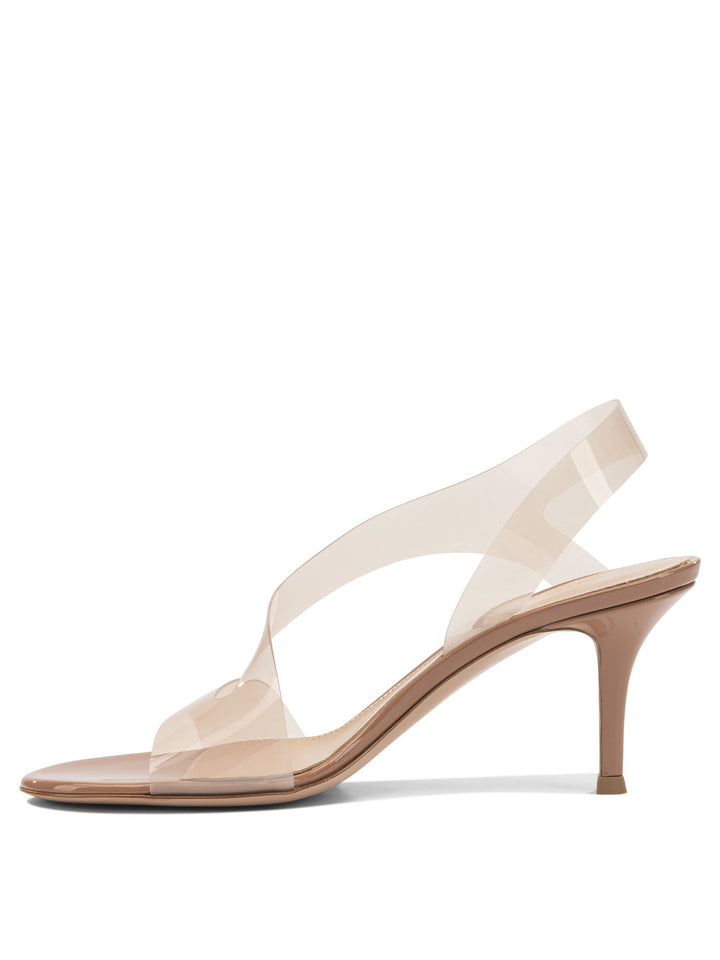 Gianvito Rossi Metropolis 70 Mm Sandali - Beige | 8356a99080c387b8c6076b1c5f7b872b41bf4e4e