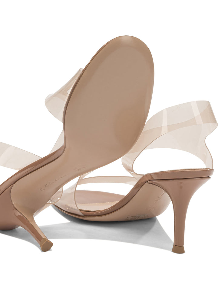 Gianvito Rossi Metropolis 70 Mm Sandali - Beige | 657f5c46468796815c5f2029e0119c7346d73776