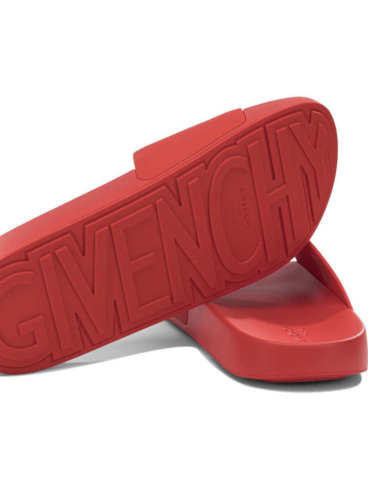 Givenchy Label Sandali - Rosso | 6ec62f9a65a4bf905f8bdecb09b91c3e1862dd03