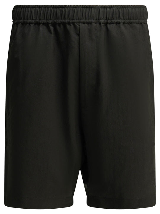 Short With Logo Shorts Nero