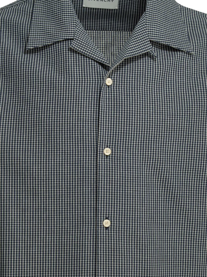 Givenchy Casual Shirt With Logo Shirts - Blu | db96ef61c7fc4370db53ec7053f3ca2e415477d7