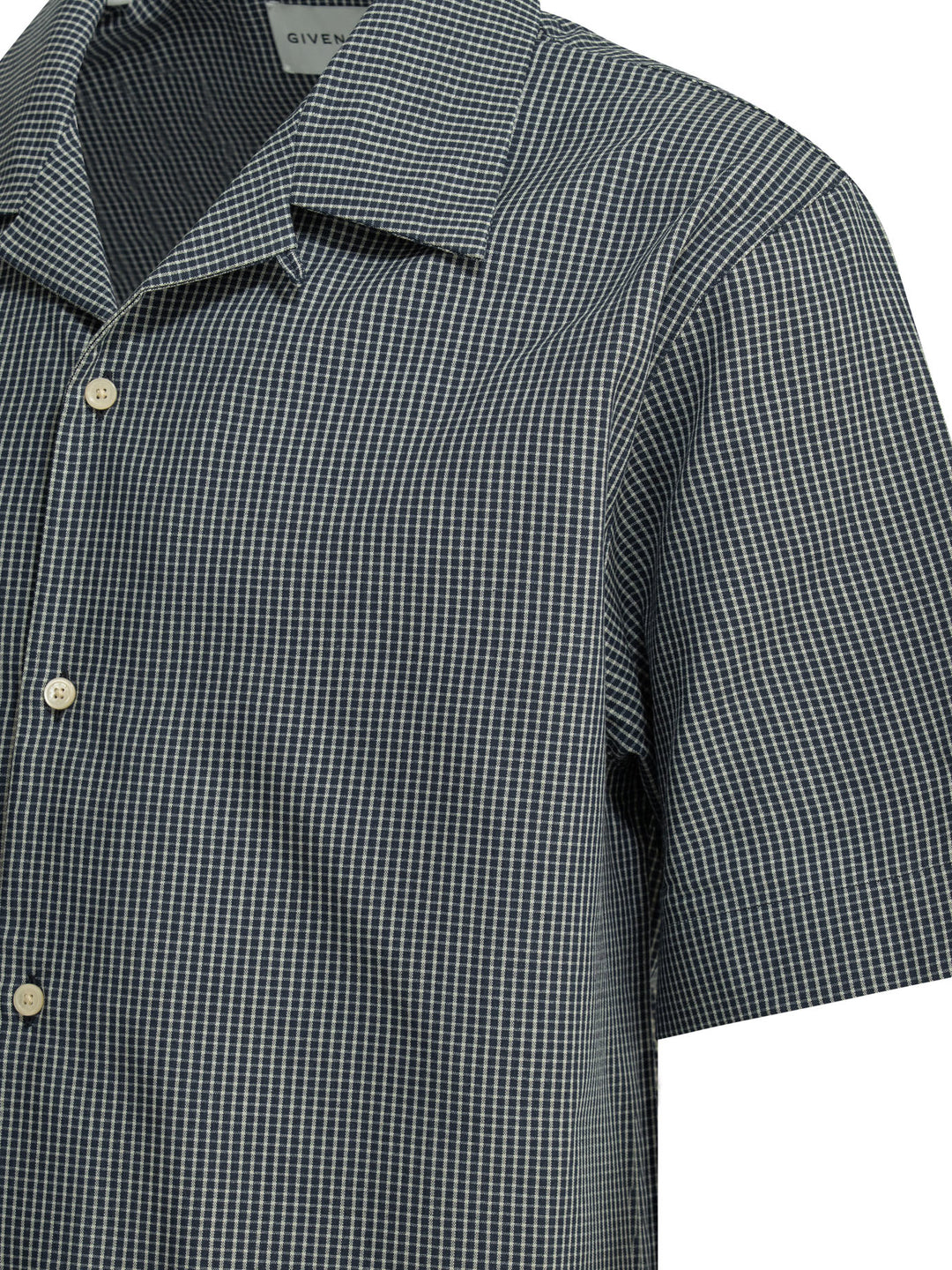 Givenchy Casual Shirt With Logo Shirts - Blu | ac561e1802b8958d5a221c147f35a6e36304b893