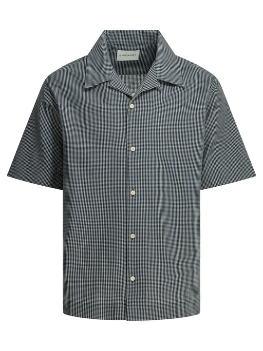 Casual Shirt With Logo Shirts Blu