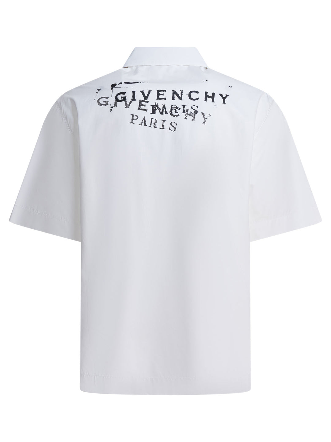 Givenchy Cotton Short-Sleeved Shirt Shirts - Bianco | 4ea9e790621d5991ce0586361f5652458eeed684