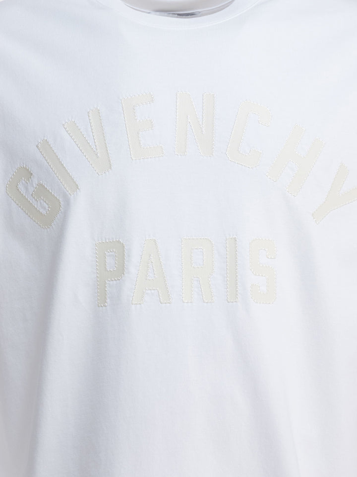 Givenchy Givenchy Paris T-shirts - Bianco | 3747dbc3afc1ff2d1e74ee687650d59507995928