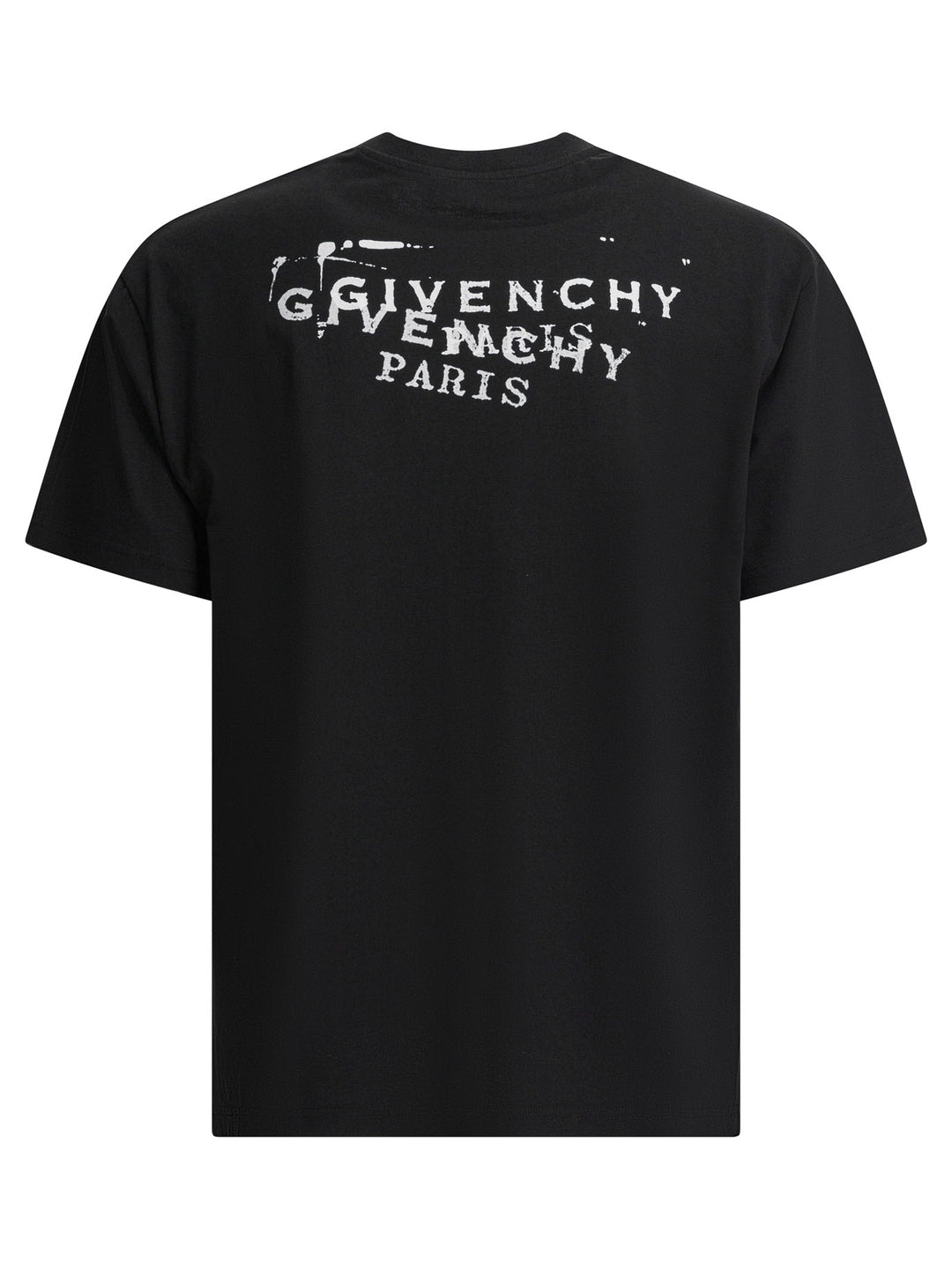 Givenchy Cotton T-Shirt With Logo T-shirts - Nero | c4dcddcb1b9402d1c03c47354e3eaa87b7c65ab7