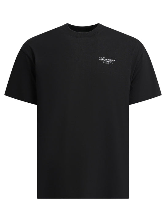 Cotton T-Shirt With Logo T-Shirts Nero