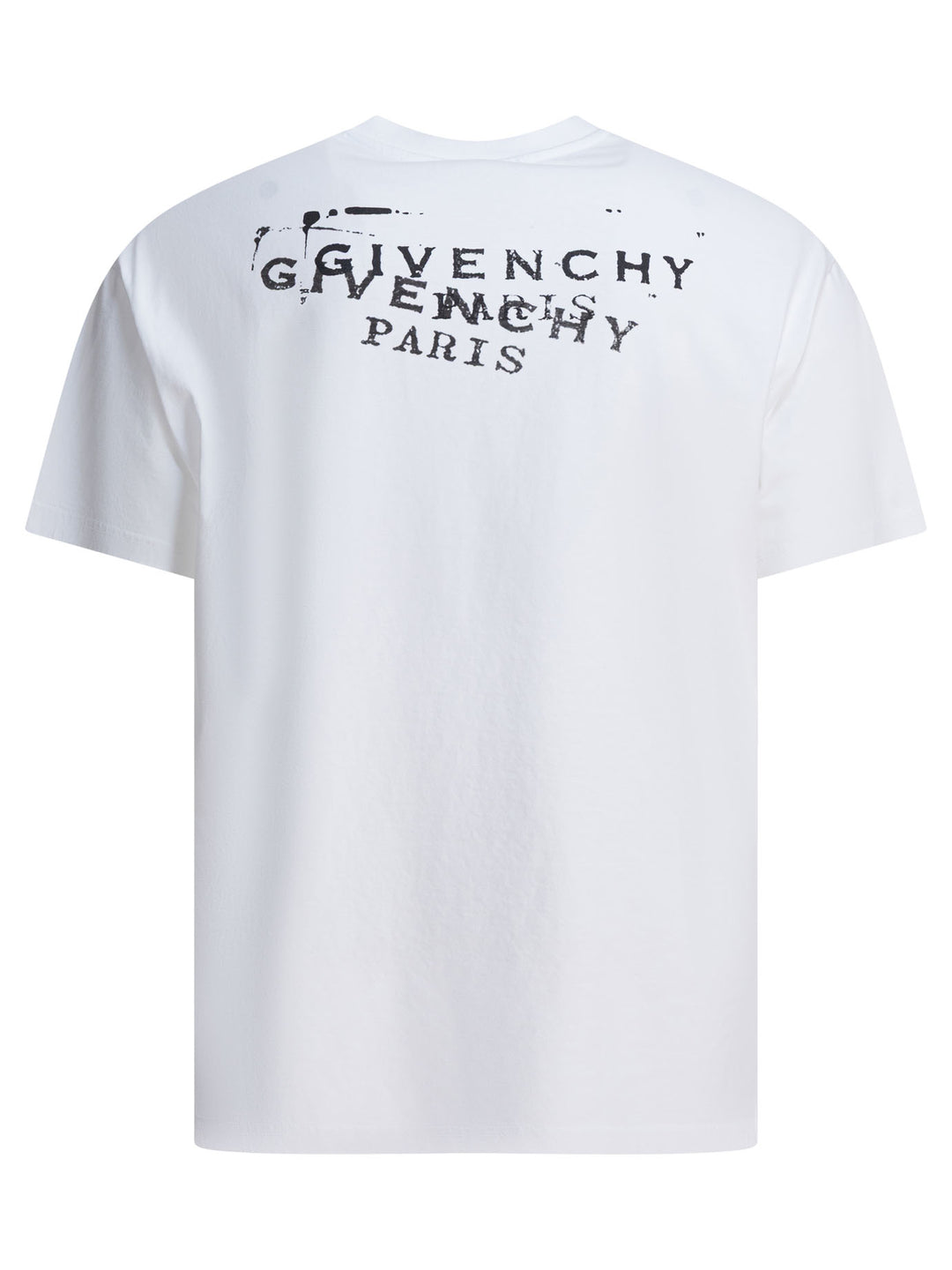 Givenchy Cotton T-Shirt With Logo T-shirts - Bianco | 0a133334df1225a98ea2cc97a4bf9d17c28977f8