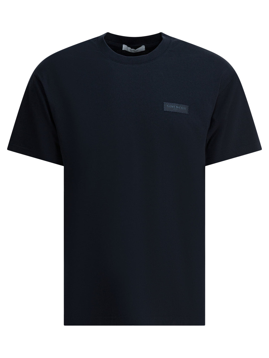 Givenchy Crew-Neck T-Shirt With Logo T-shirts - Blu | f18d85a34da61e2b658d275a819fdb91fc42203e