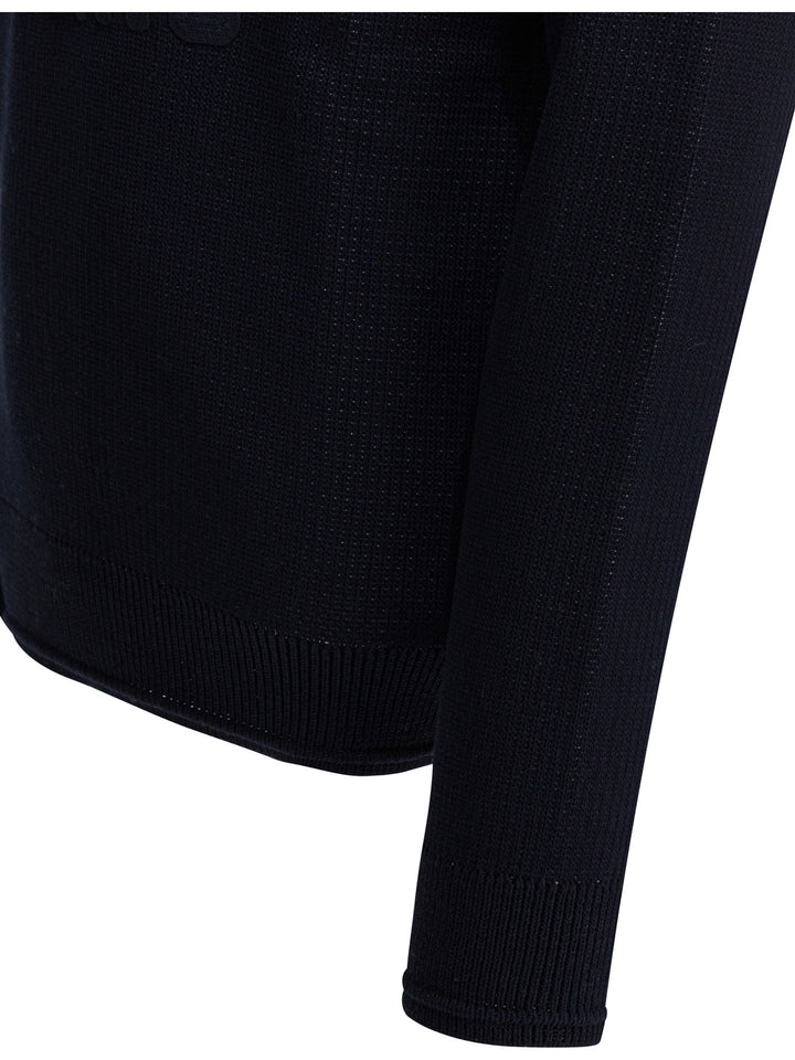 Givenchy Sweater With Embroidered Logo Knitwear - Blu | fd66f298e86a432998eb4e250d392bc98279ba66
