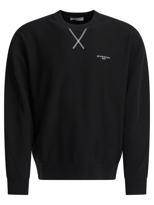 Couture Seam Sweatshirts Nero