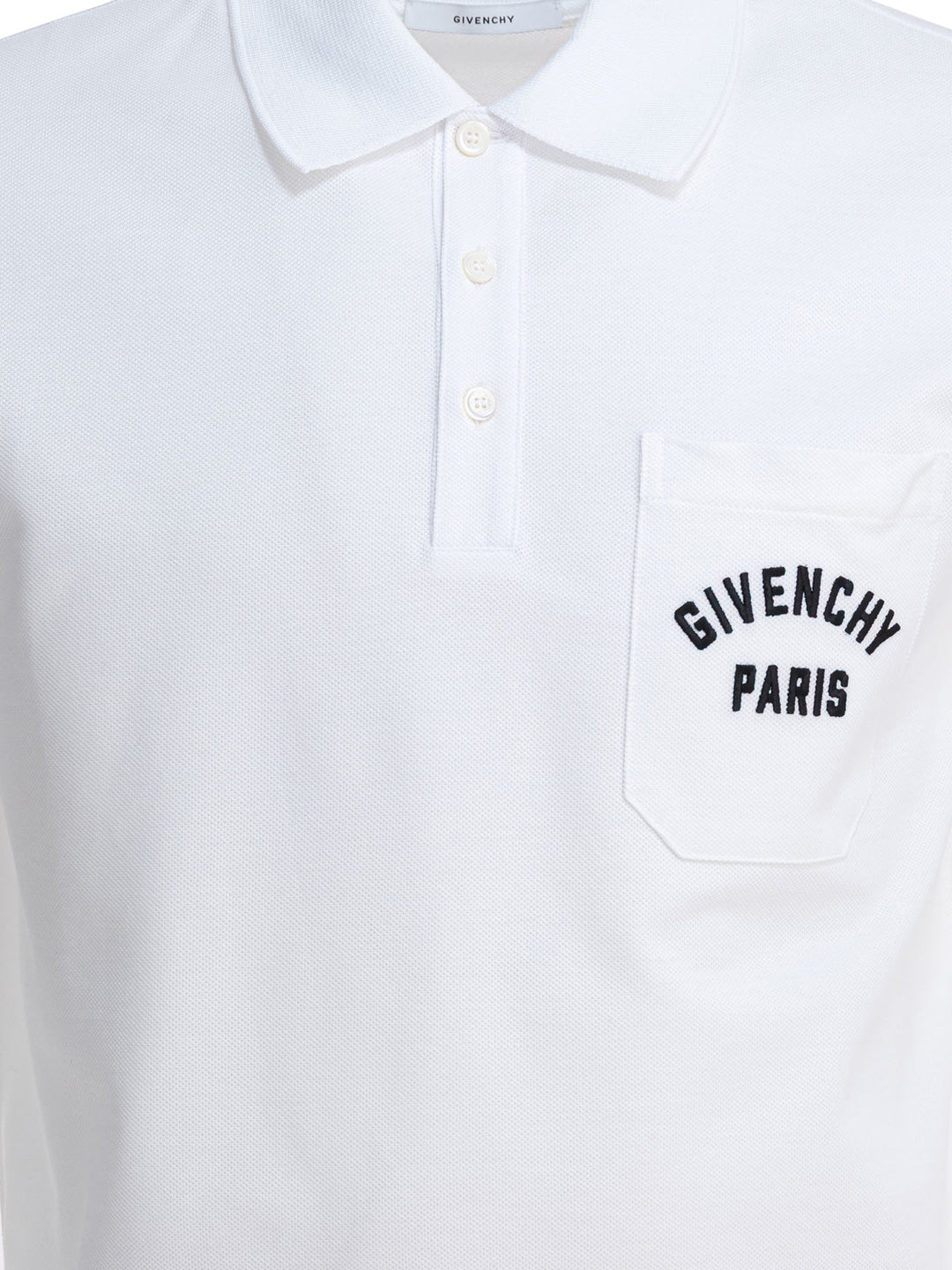 Givenchy Cotton Short-Sleeved Polo Shirt Polo shirts - Bianco | a357cb7885bdc2ceba437d5ff3464da078031b09