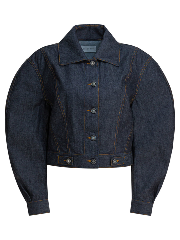 Givenchy Denim Jacket Jackets and Coats - Blu | 0ebed76602726c56c1bebbf57896878928f3edcb