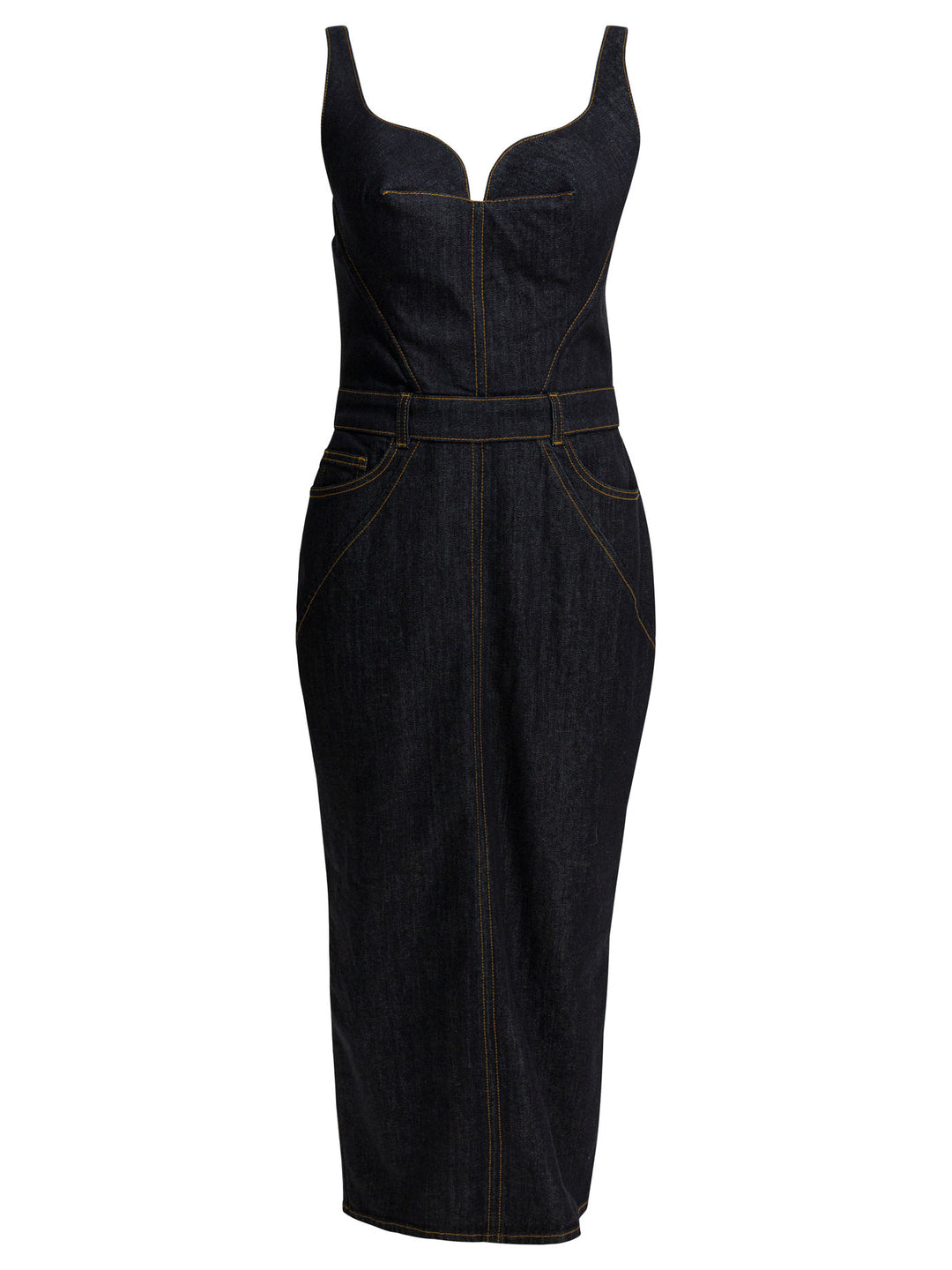 Givenchy Sheath Dress In Raw Denim Abiti - Blu | 23509133765ed623683bbe65708ed1f81e4f6c3e