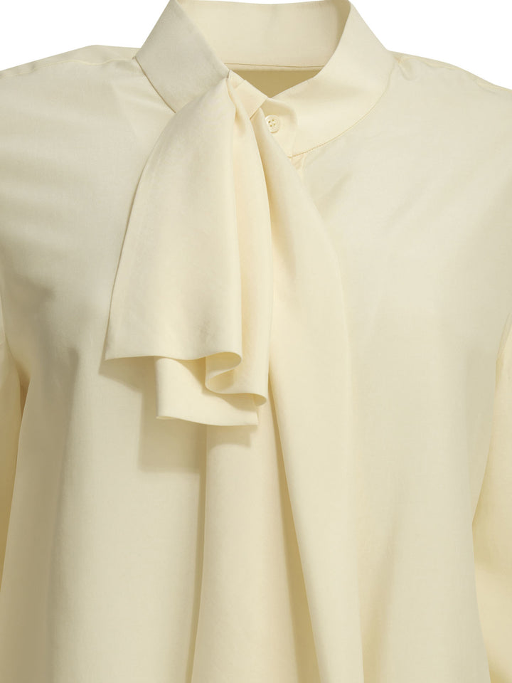 Givenchy Silk Blouse Shirts - Beige | 0f3f930033fab16bec42f9778a8535b23abcd173
