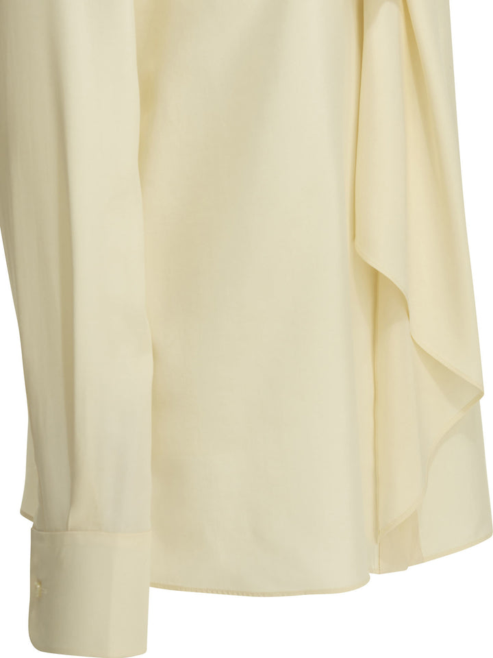 Givenchy Silk Blouse Shirts - Beige | 32621650daf6ce312c3746c89eb45610a8dbfcea