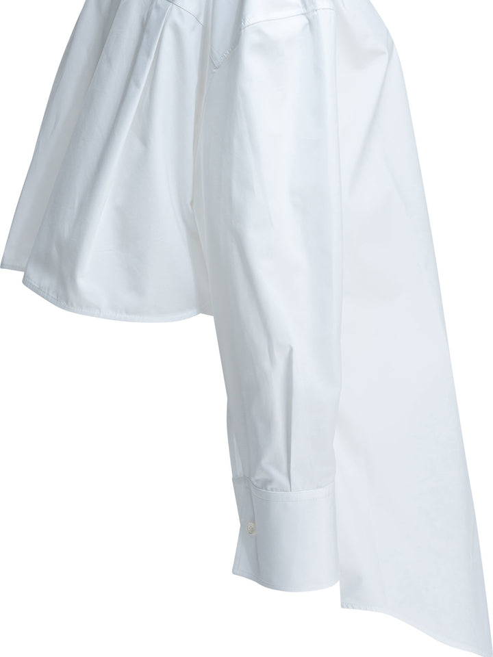 Givenchy Casual Asymmetrical Shirt Shirts - Bianco | 7d41ffa4e34e45e545caa8f4ef2abcfb6d0b4fe6