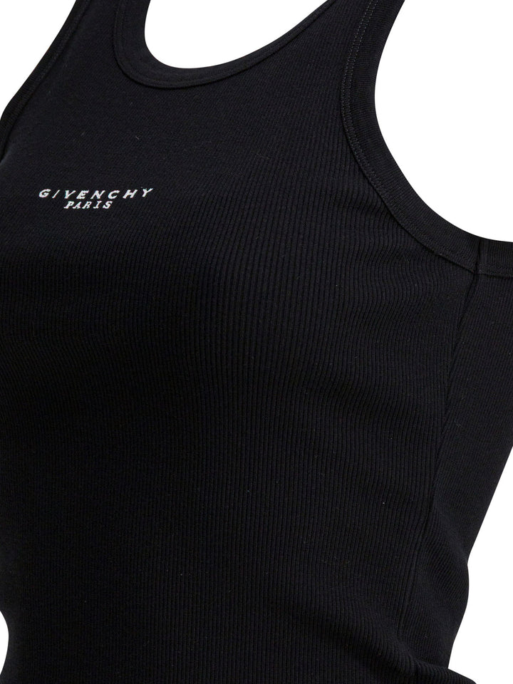 Givenchy Logo Tank Top Top - Nero | f89ad295867f9fedff8b9bef0f876cc4e3eb0bab