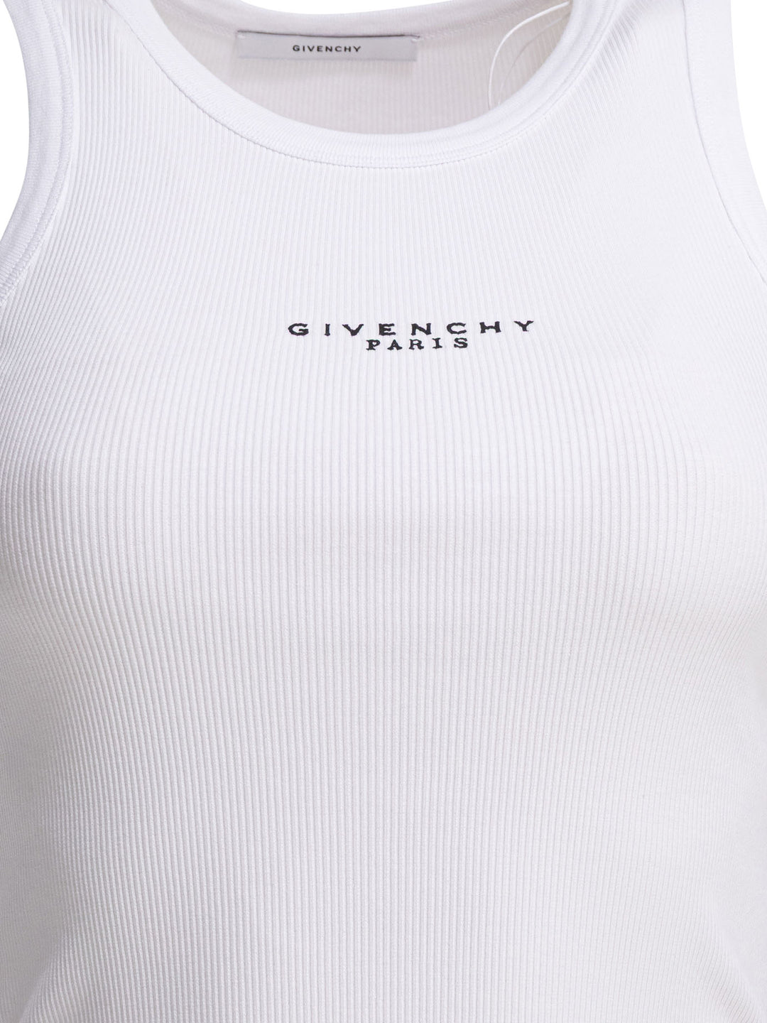 Givenchy Logo Tank Top Top - Bianco | 2ba748bc61355708617b0e9713a090bad27825d3