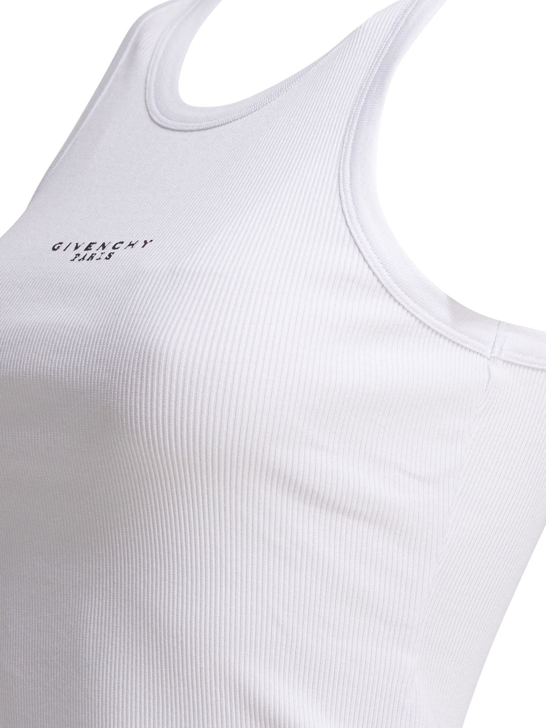 Givenchy Logo Tank Top Top - Bianco | 30f0fd84785094b090ac0d9a4c4fae86603d841e