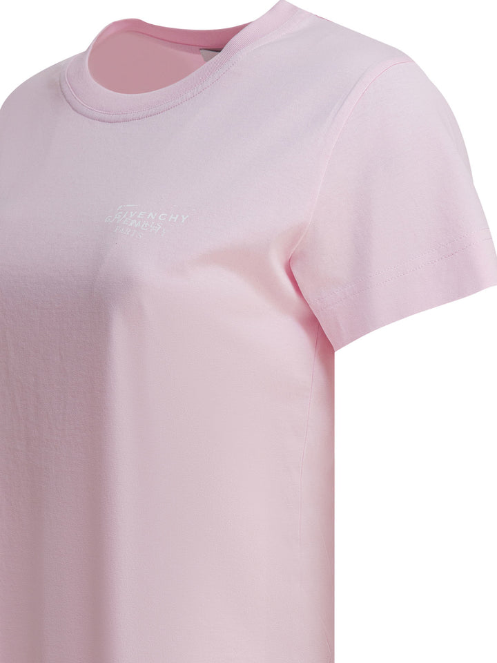 Givenchy Fitted T-shirts - Rosa | 3520692c929631aed7dc3cea44500cbf53a6b73b