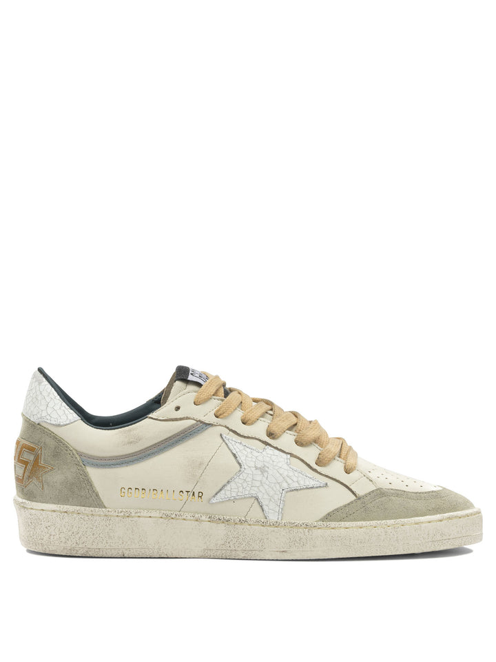 Golden Goose Ball Star Double Upper Sneakers & Slip-On - Bianco | 26db9c0be736fade4cad574bf8d2ade0e1e7bbd7