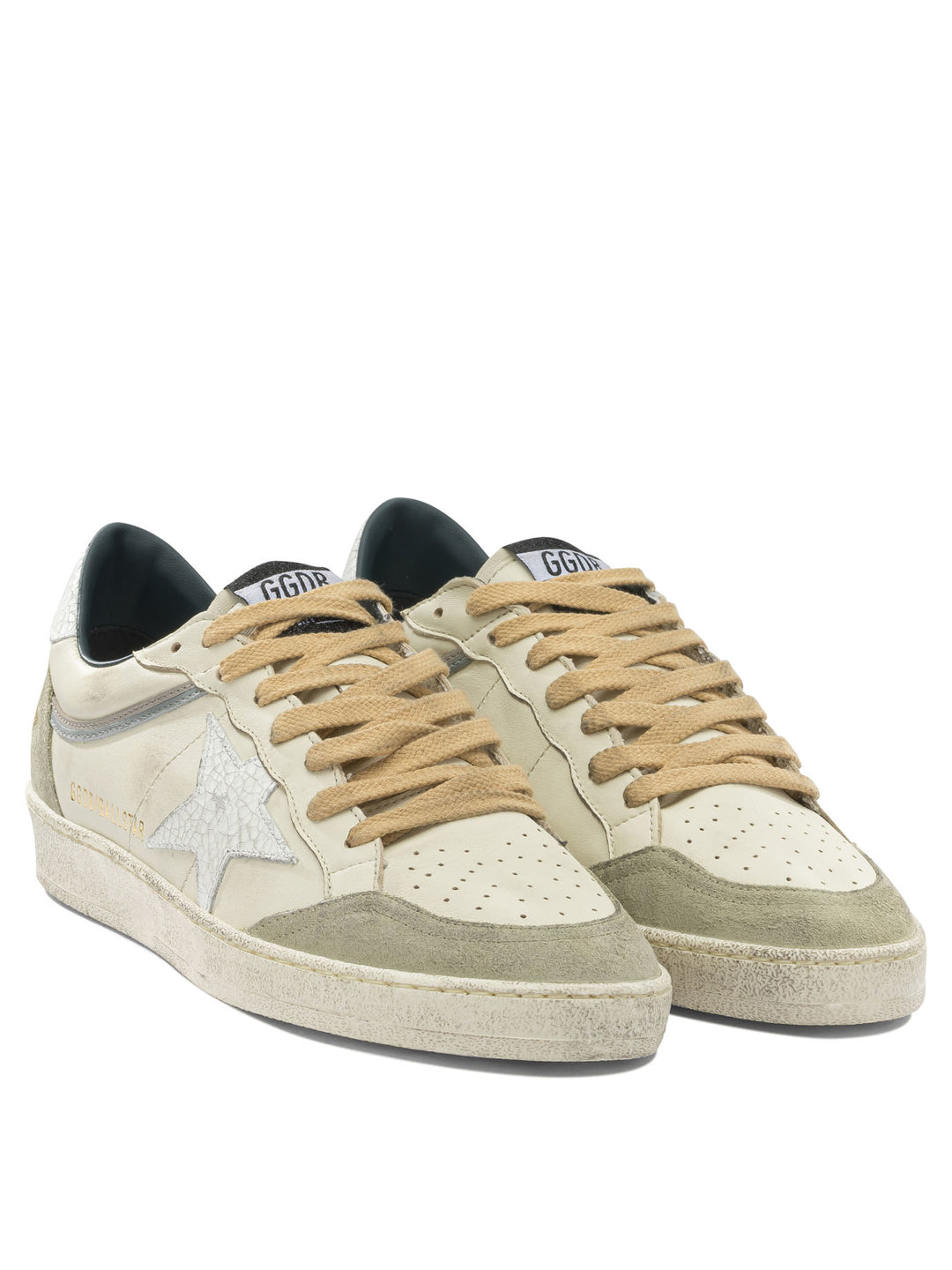 Golden Goose Ball Star Double Upper Sneakers & Slip-On - Bianco | c908bf9e0be1c18ce546d3bf067cb59441daf597