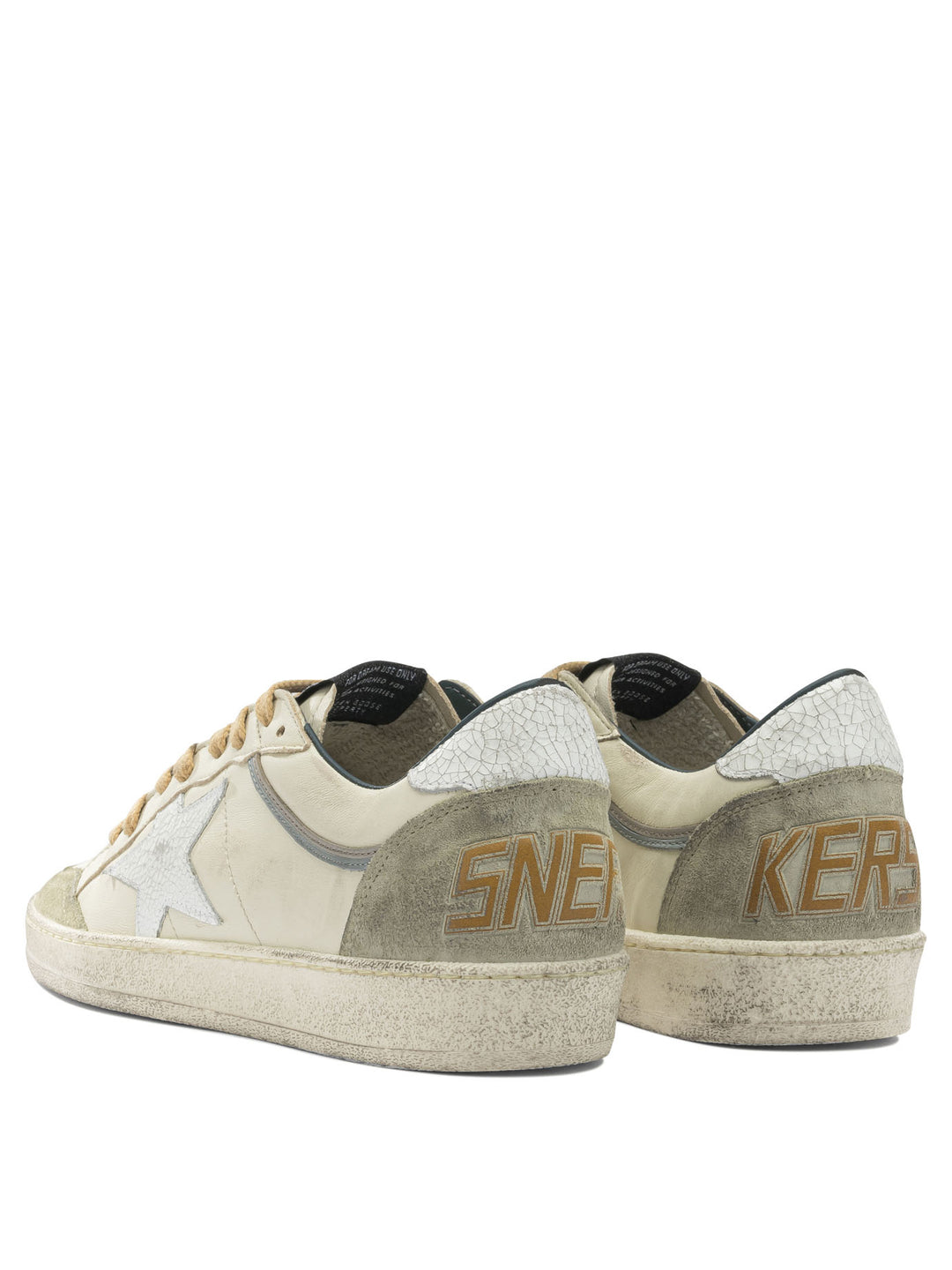 Golden Goose Ball Star Double Upper Sneakers & Slip-On - Bianco | b2ac2df3c4706261845cf7f560b4a760da9e6f80