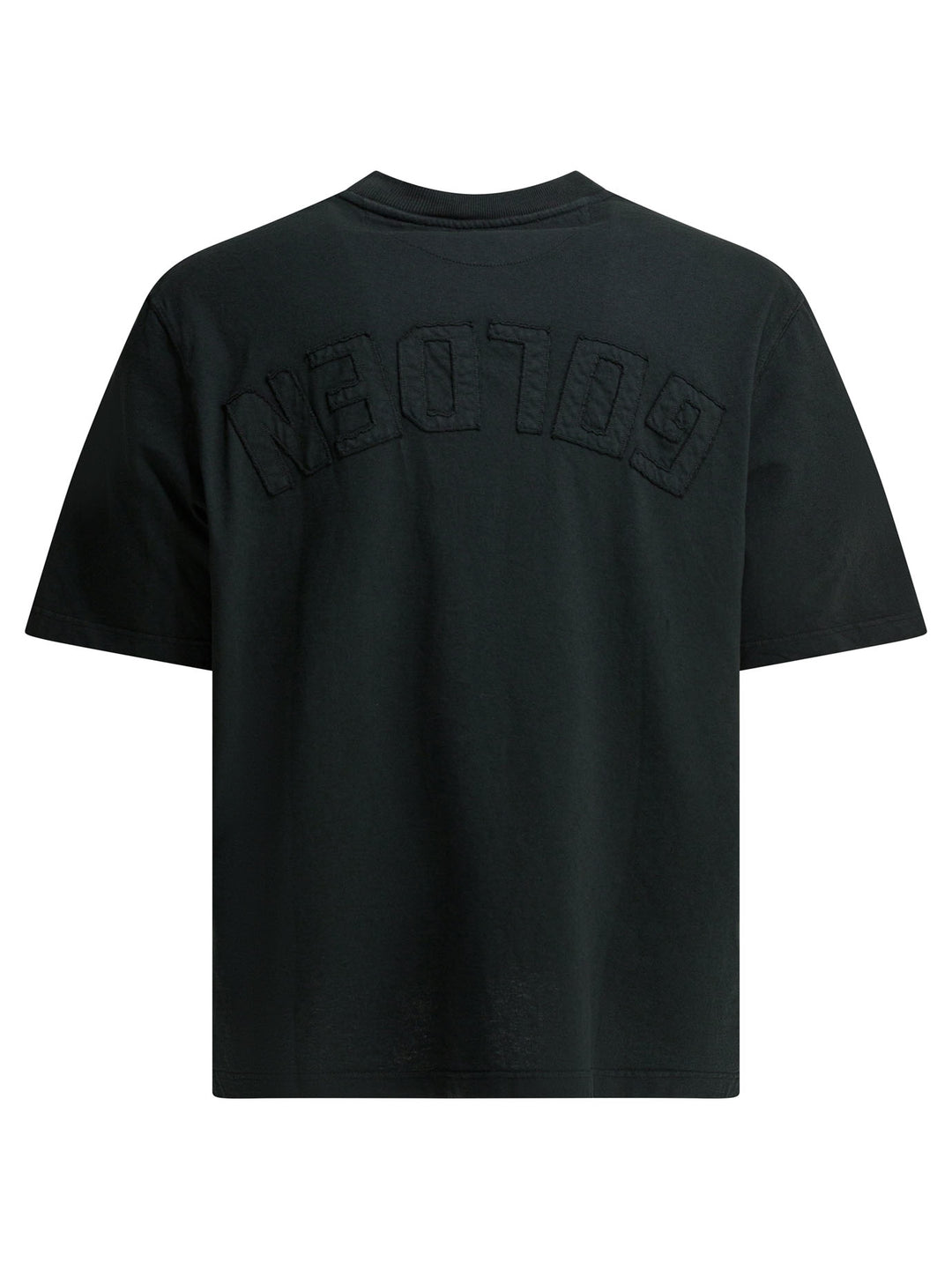 Golden Goose Jersey T-Shirt With Reverse Logo T-shirts - Nero | 9fde3d0721ced1efb8d0eb290b776075b193cc26