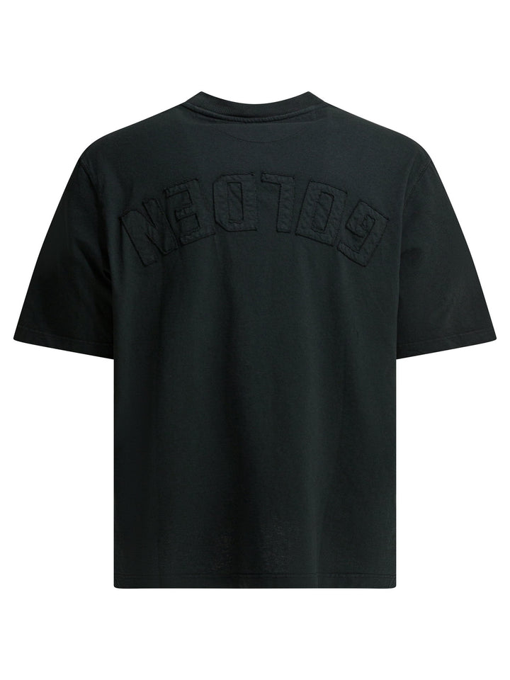 Golden Goose Jersey T-Shirt With Reverse Logo T-shirts - Nero | 9fde3d0721ced1efb8d0eb290b776075b193cc26