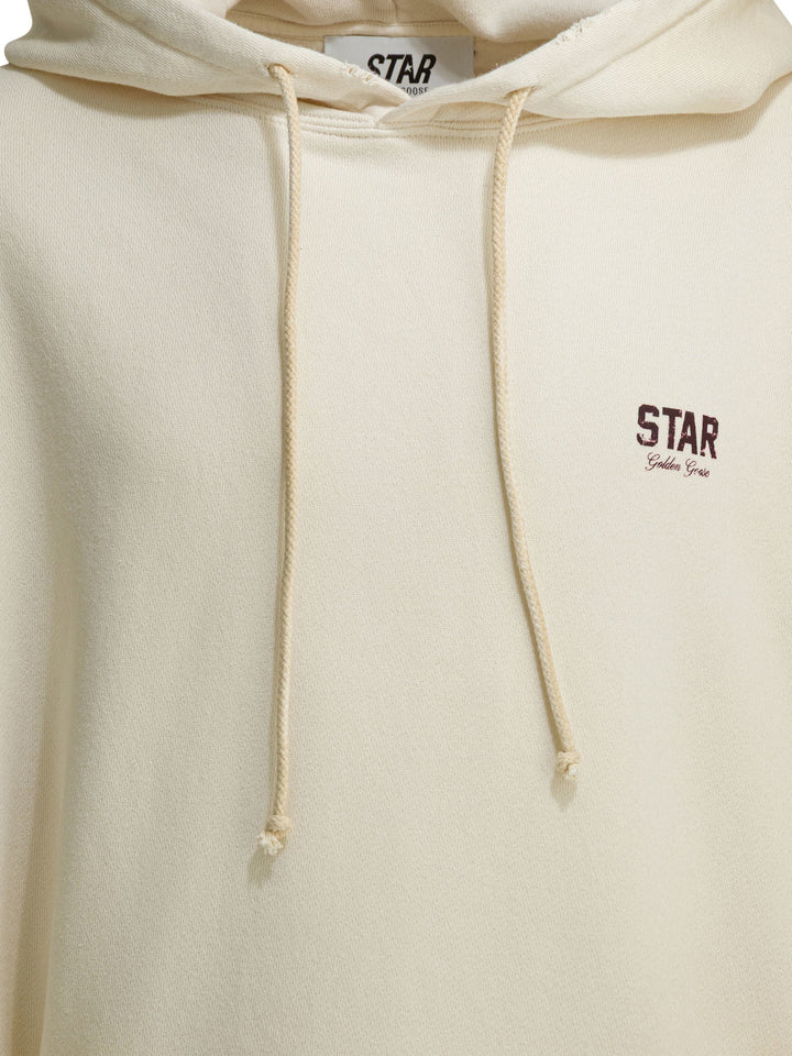 Golden Goose Unisex Star Sweatshirts - Bianco | 8863a500aa441d2d529a01c769e3cdcac4f5b4ec