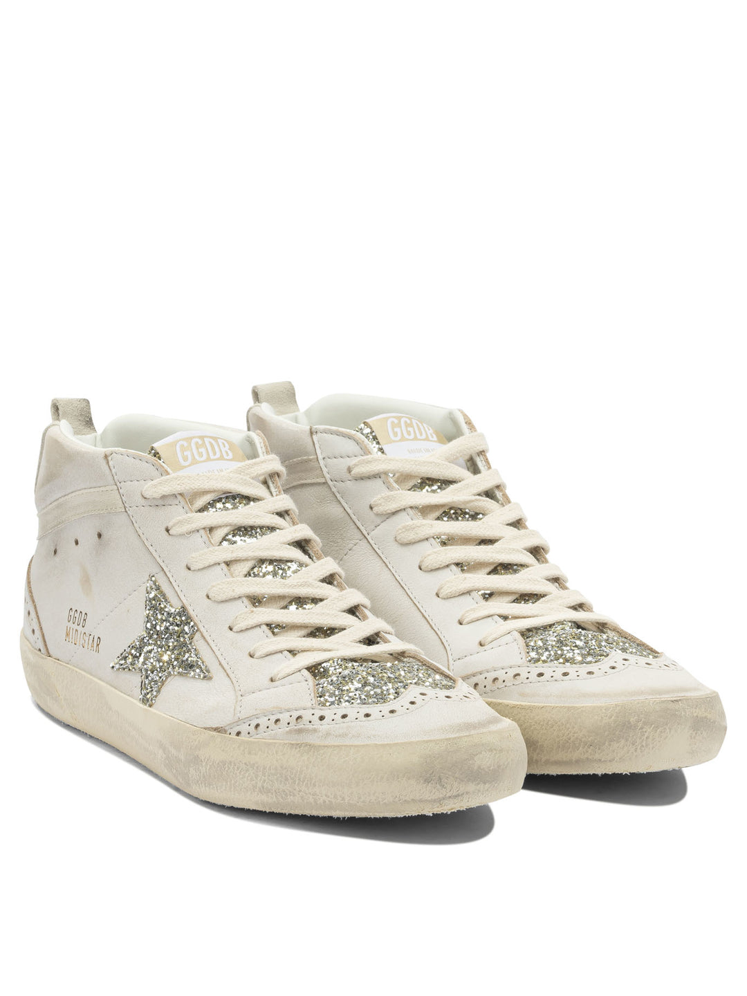 Golden Goose Mid Star Sneakers & Slip-On - Bianco | 2f987f10dc3320eff9e1c8b3ab25a8717cf6f7fe
