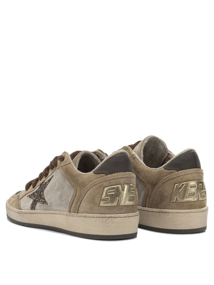 Golden Goose Ballstar Suede Sneakers & Slip-On - Beige | e75e8a0277339e2d22e84df6d9644ae97d34fd69