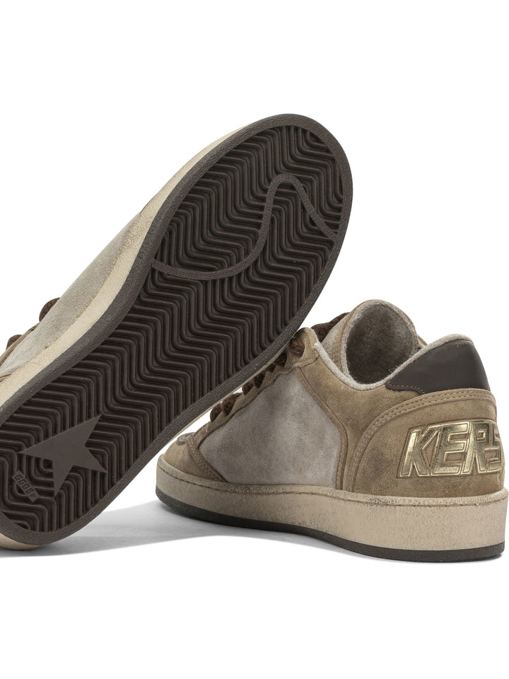 Golden Goose Ballstar Suede Sneakers & Slip-On - Beige | c6d5b4f145ec9c7cb500ceb52c8becf95760a992