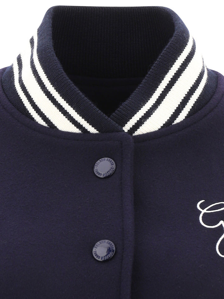 Golden Goose Wool Bomber Jacket Jackets and Coats - Blu | 6bd24afe038049bae3e4eda0e34fdd46b89d6fde