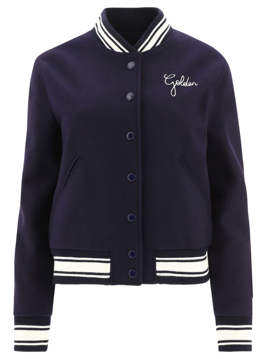 Wool Bomber Jacket Jackets And Coats Blu