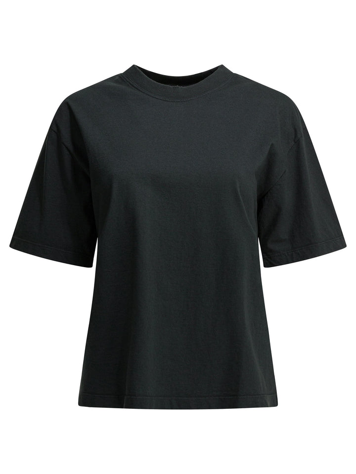 Golden Goose Crew-Neck T-Shirt With Logo T-shirts - Nero | 8db12b207a8ff1612e12f70005ed0e863e250c74