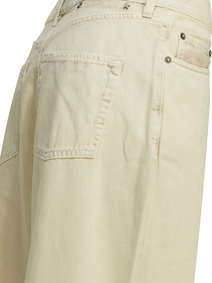 Golden Goose Melody Boyfriend Jeans - Bianco | c22aa57167978767e317189944ee502ea634aed7
