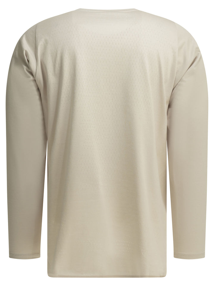 Goldwin Paneled Mesh L/S T-shirts - Beige | 8e6041caef2fdf8603480dce41f9cf676aa85678