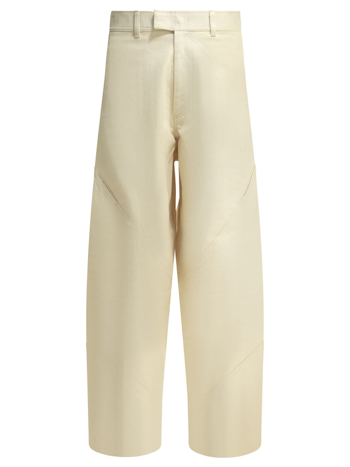 Goldwin 0 Helicoid Jeans - Bianco | 8a79d50111f86233cd2cbaa2f869e416081446b4