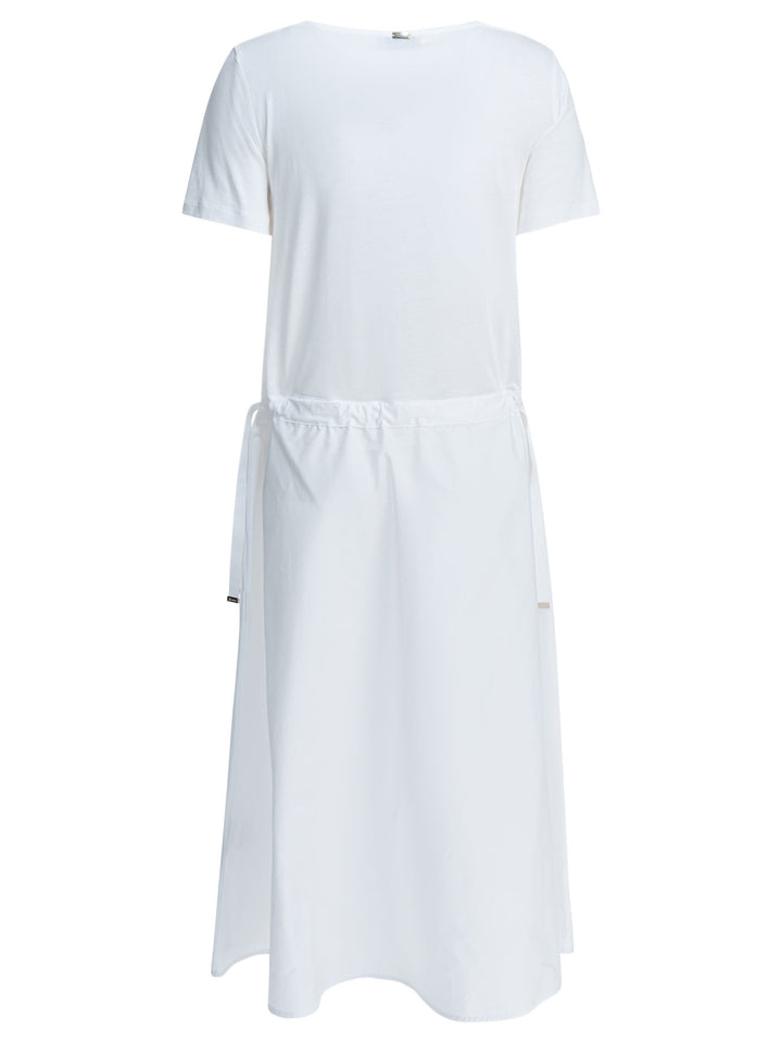 Herno Flared Midi Dress Abiti - Bianco | d599c36b5d88e8d29ff550cdd260a01e1767dd74