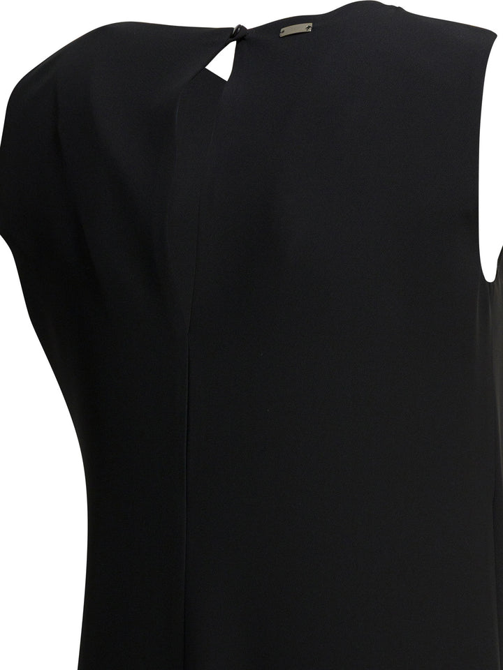 Herno Long Sleeveless Dress Abiti - Nero | 18b4bdd04461fcb3aa9d5783755e9e2a89e49c33