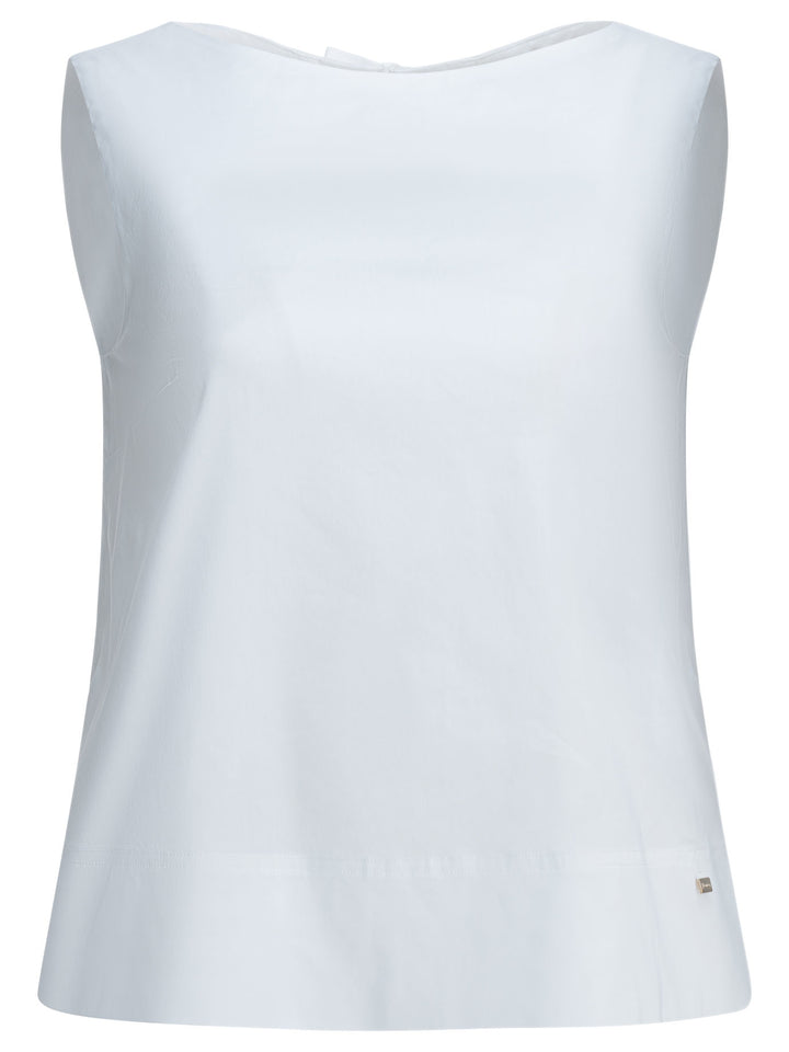 Herno Blouse With Bows Shirts - Bianco | 441cbe3f94b87823d01c97b22787ad0b37b17396