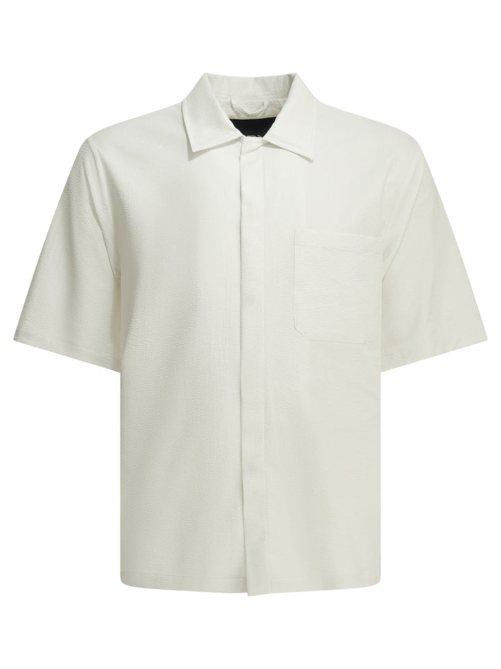 Herno Casual Short-Sleeved Shirt Shirts - Bianco | 6a8ce6b45df7fdc58a95f4c19483771eb195da17