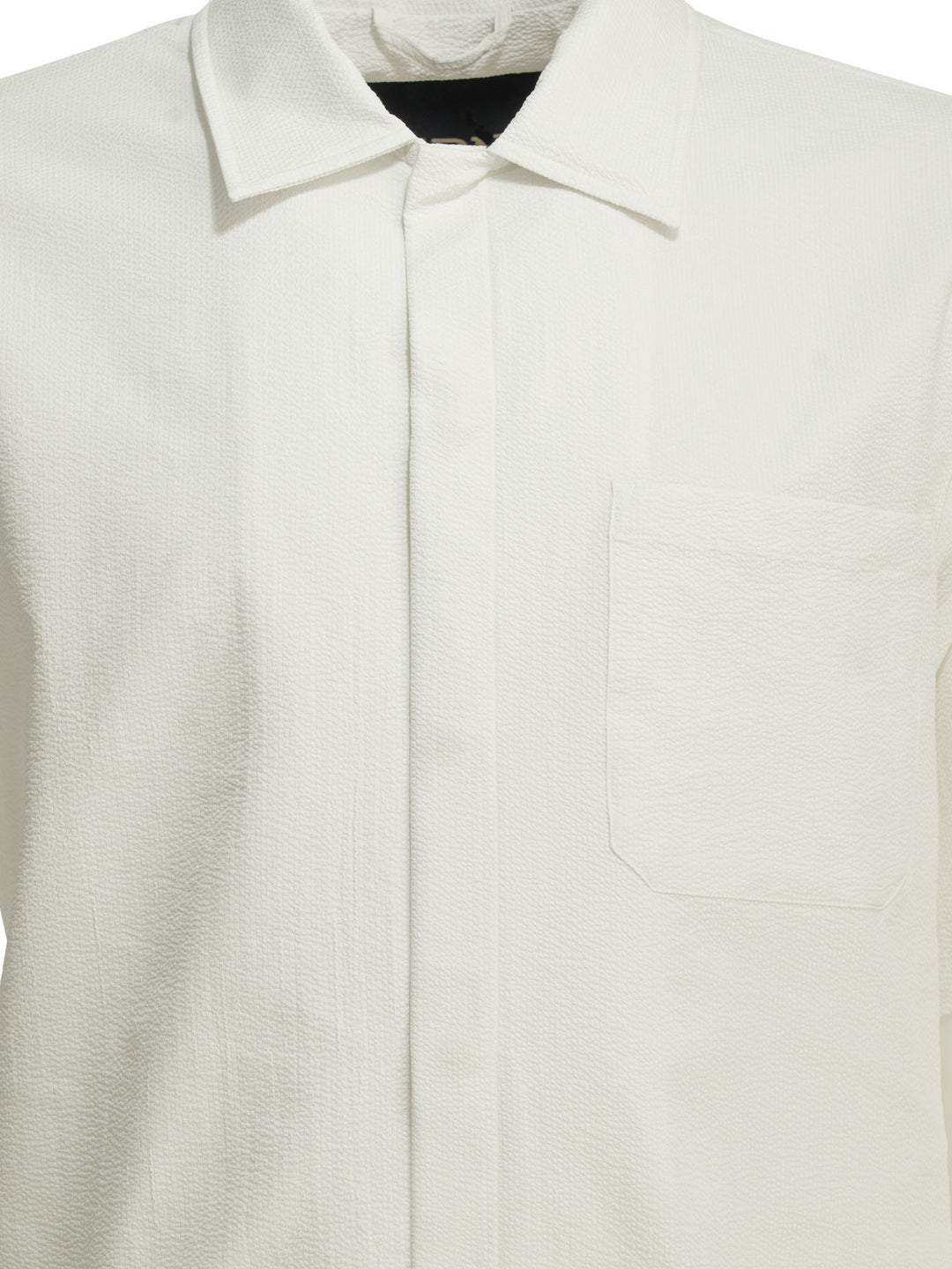 Herno Casual Short-Sleeved Shirt Shirts - Bianco | 112800faa9891a55f0f81156a6c5b510f360effd