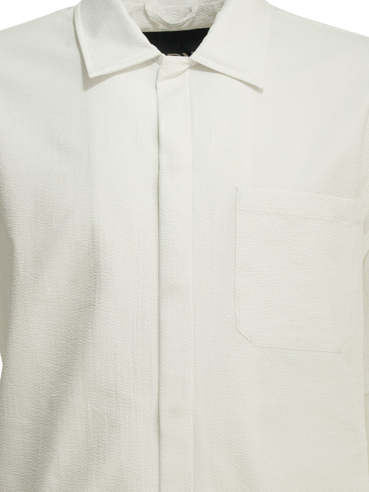 Herno Casual Short-Sleeved Shirt Shirts - Bianco | 112800faa9891a55f0f81156a6c5b510f360effd