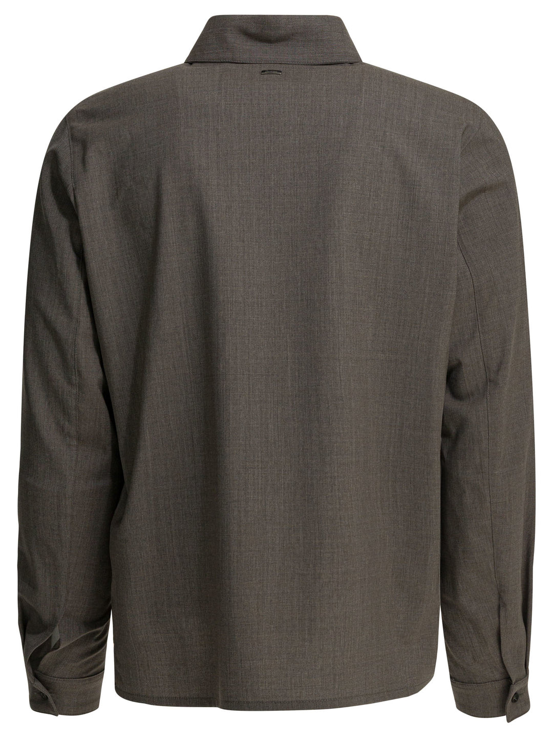 Herno Wool Overshirt Jacket Jackets and Coats - Grey | 737189d19d1e77dee839b37927404ac17da6ff65