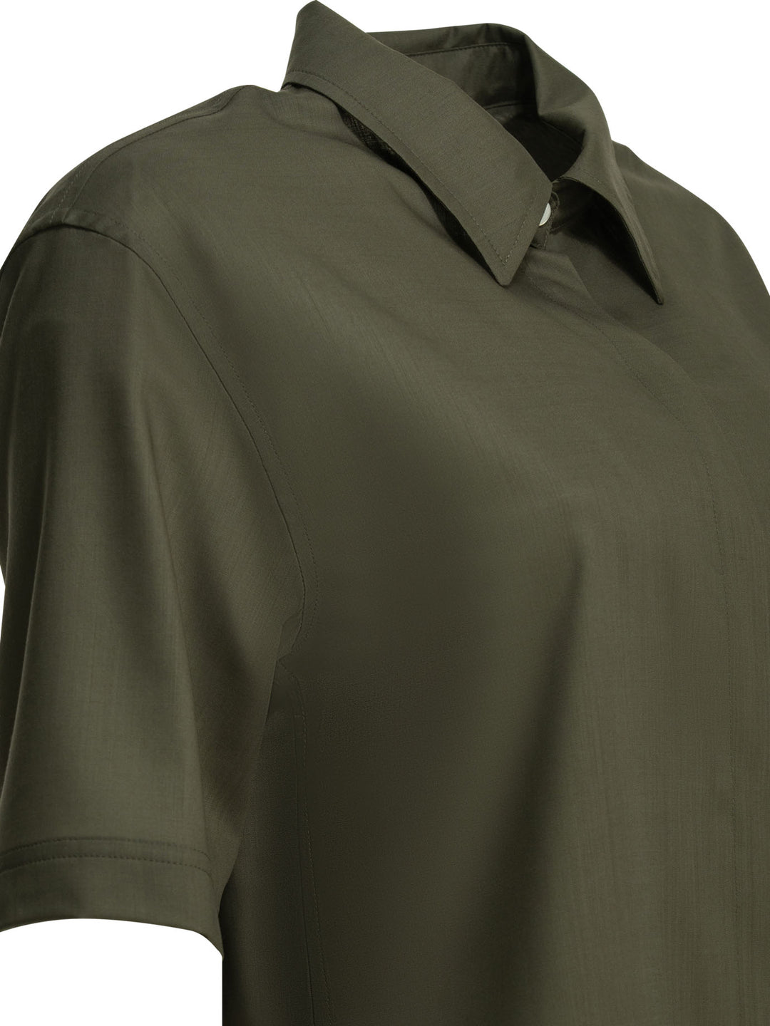 Herno Virgin Wool Casual Shirt Shirts - Verde | 9b80debee3eec12962f8d844a2b8830d7272b96d
