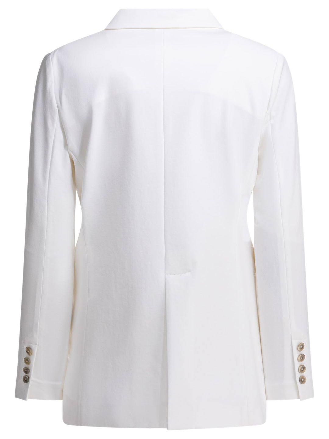 Herno Double-Breasted Blazer Jackets and Coats - Bianco | 122c07072db2fc8c50f03c31deb04c842058a7a5